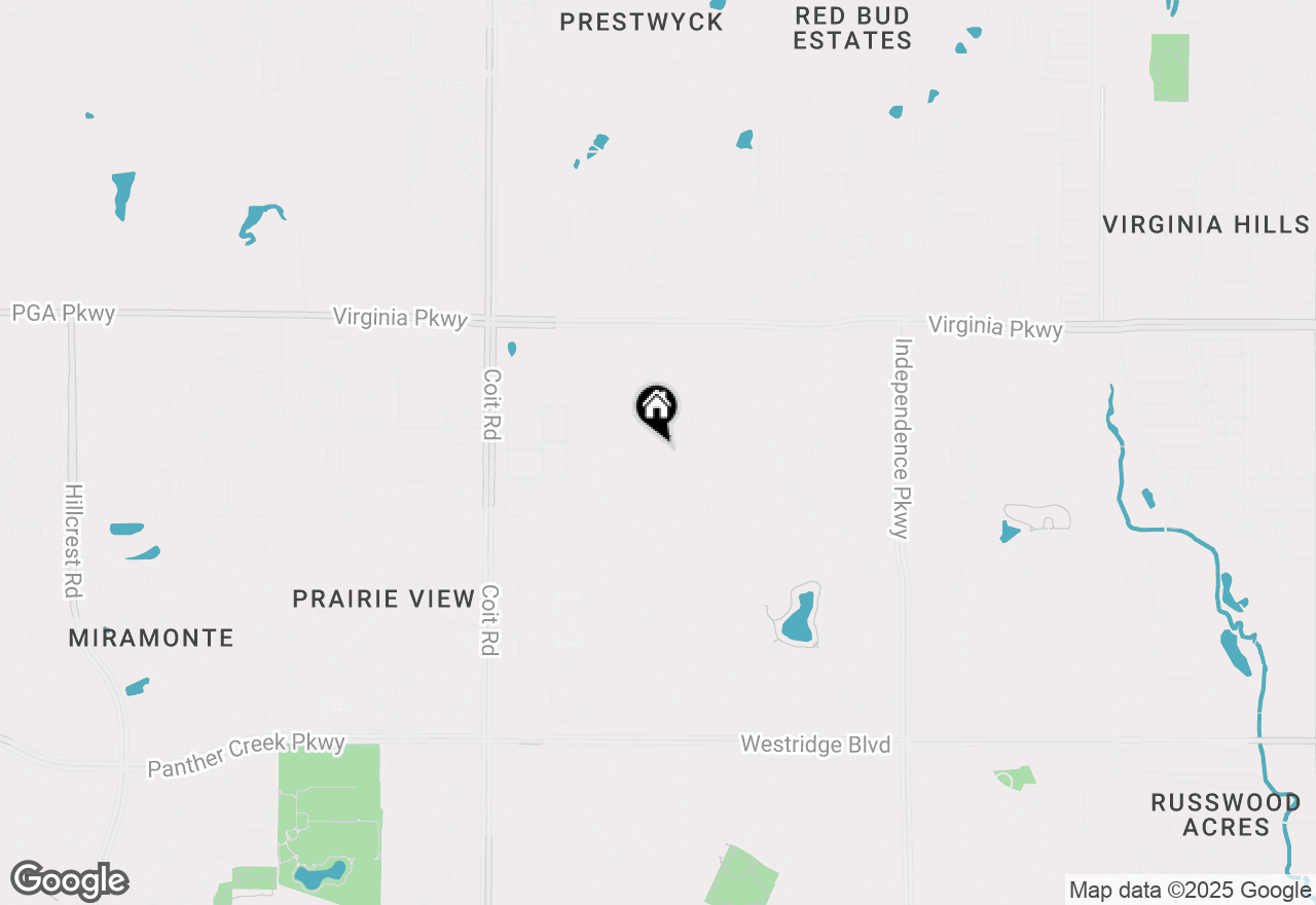 Map of 520 Rustic Oak Lane, Mckinney, TX 75072