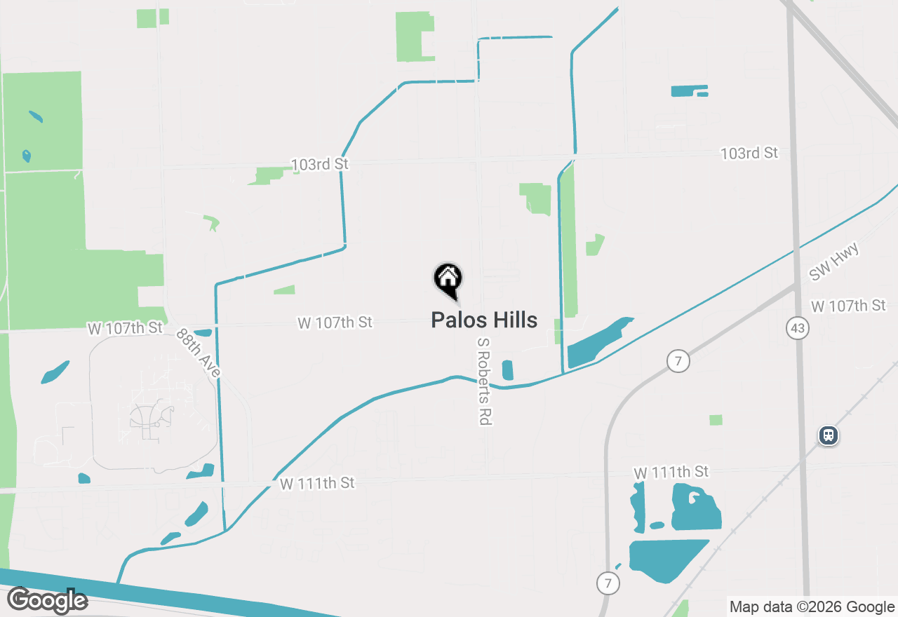 Map of 10649 S 81st Avenue, Palos Hills, IL 60465