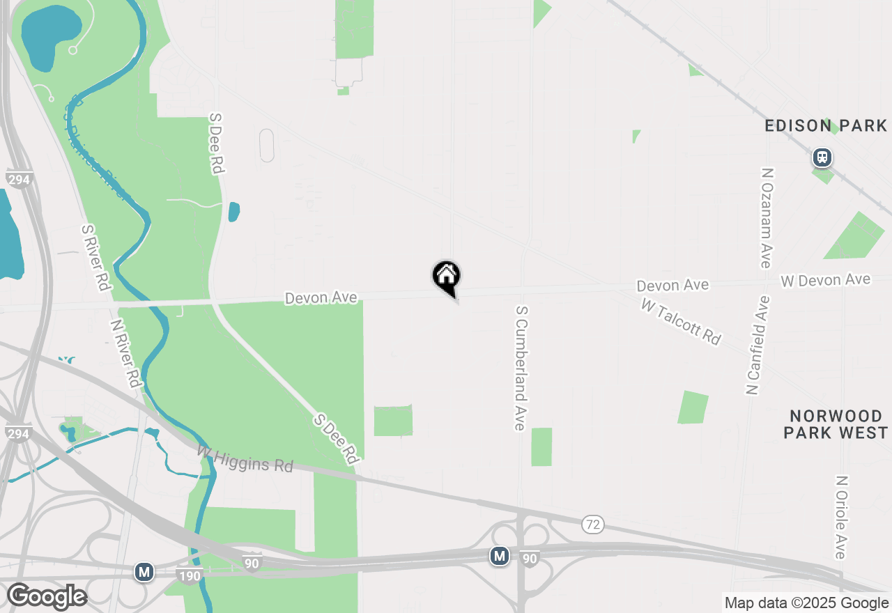 Map of 1212 S Greenwood Avenue, Park Ridge, IL 60068