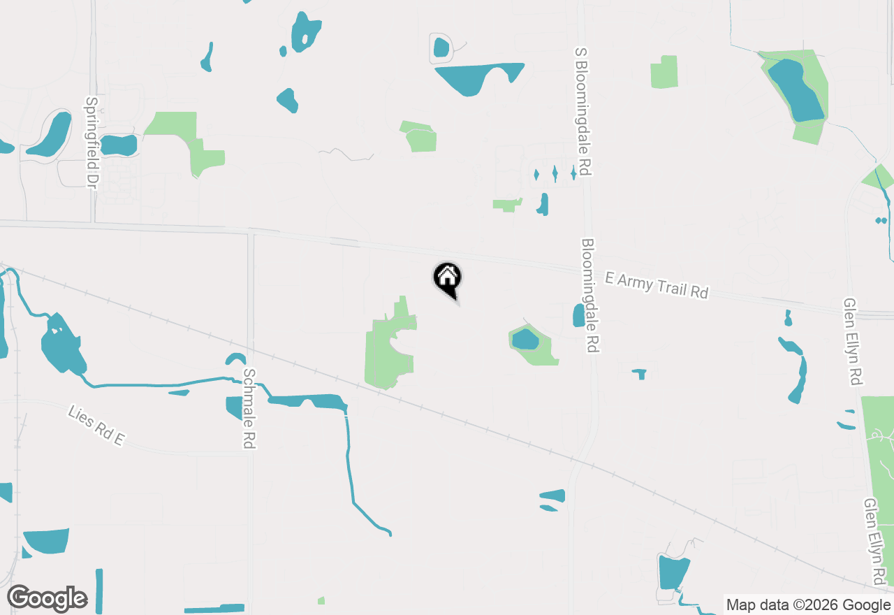 Map of 47 Bosworth Drive, Glendale Heights, IL 60139