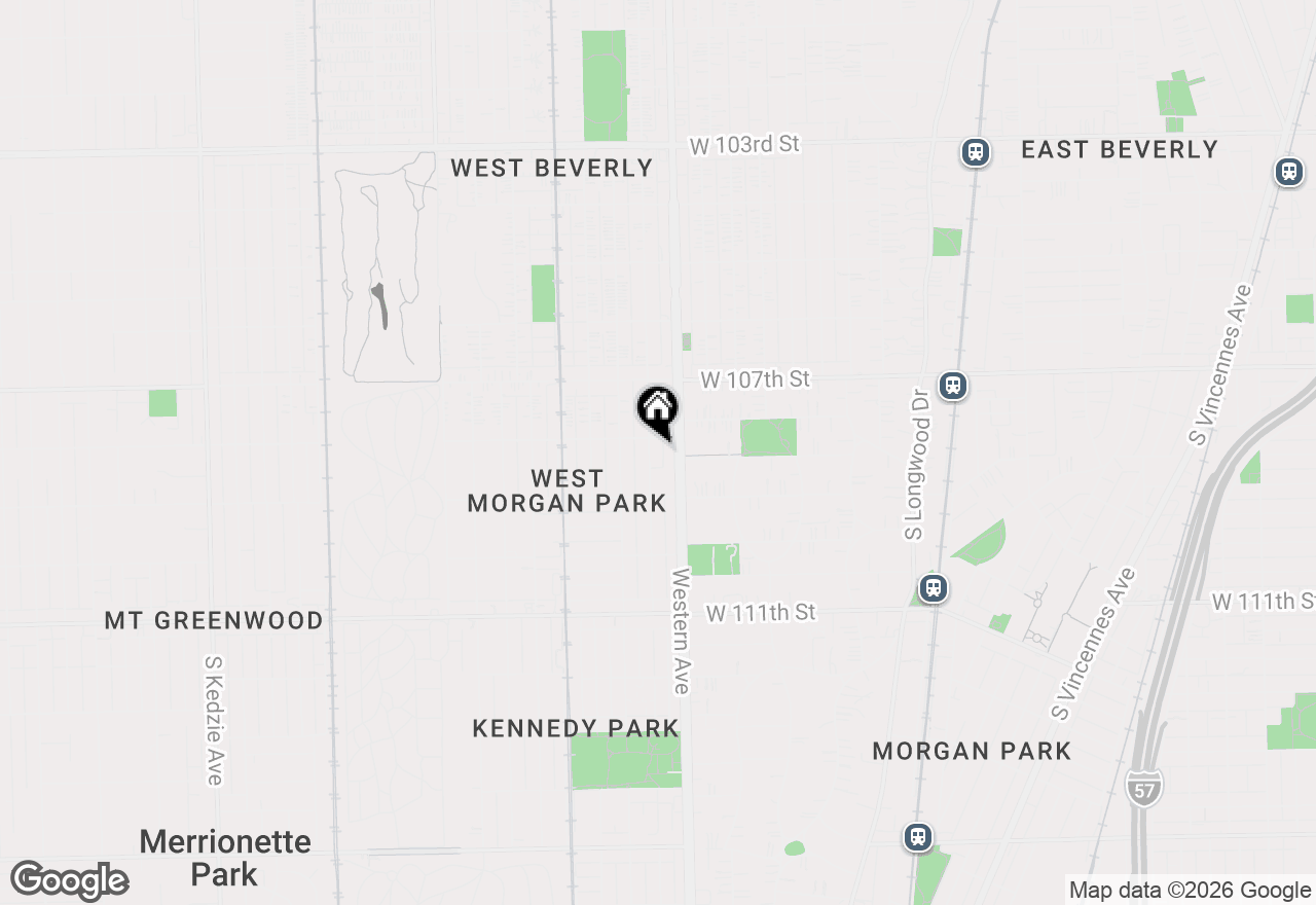 Map of 10813 S Artesian Avenue, Chicago, IL 60655