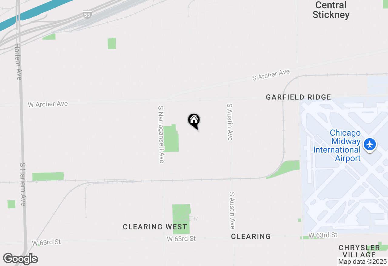 Map of 5658 S Melvina Avenue, Chicago, IL 60638