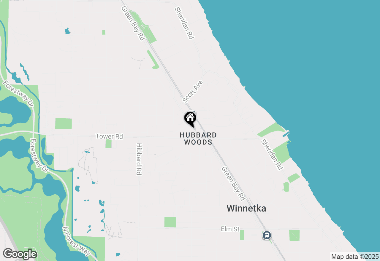 Map of 918 Green Bay Road #3H, Winnetka, IL 60093