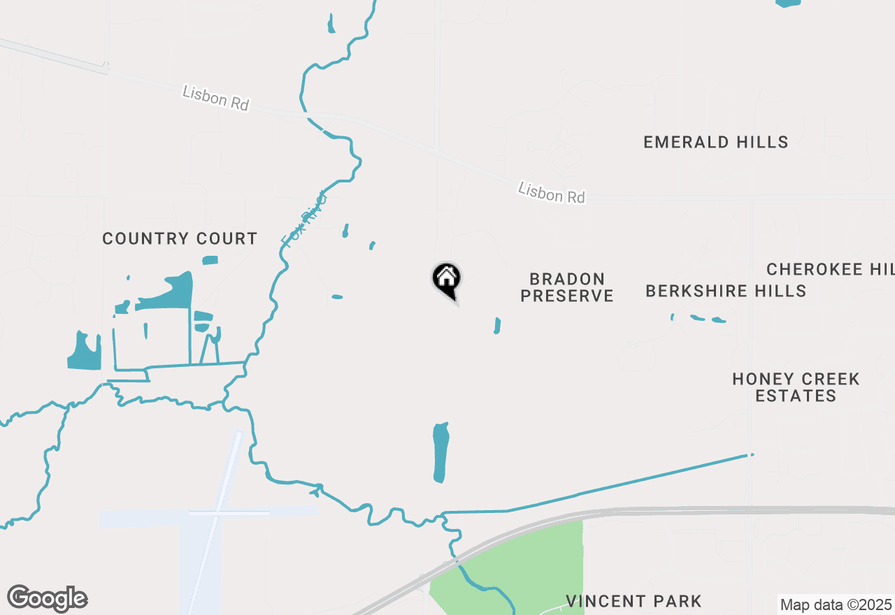 Map of 4625 Merrick Trl, Brookfield, WI 53045