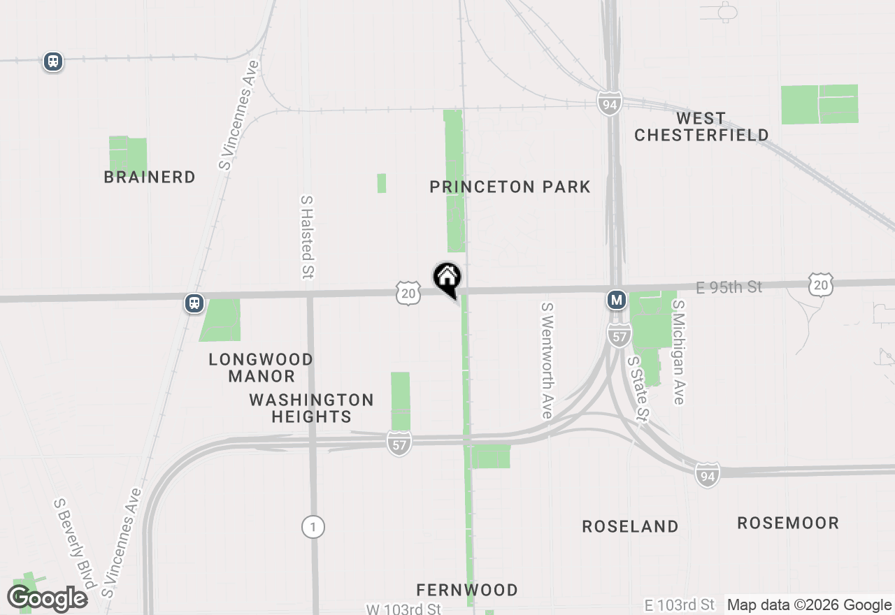 Map of (Address confidential), Chicago, Illinois 60628