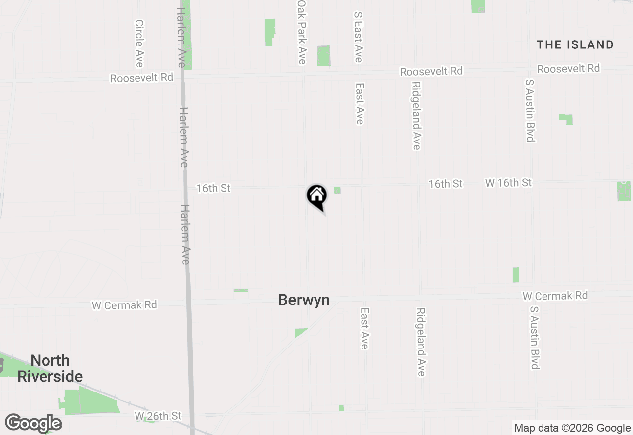 Map of 1800 Euclid Avenue #2W, Berwyn, IL 60402
