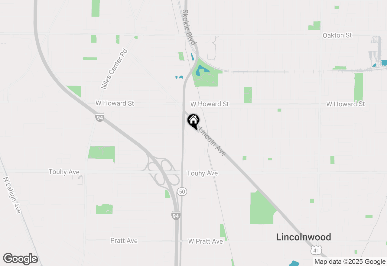 Map of 7434 Lincoln Avenue #C, Skokie, IL 60076