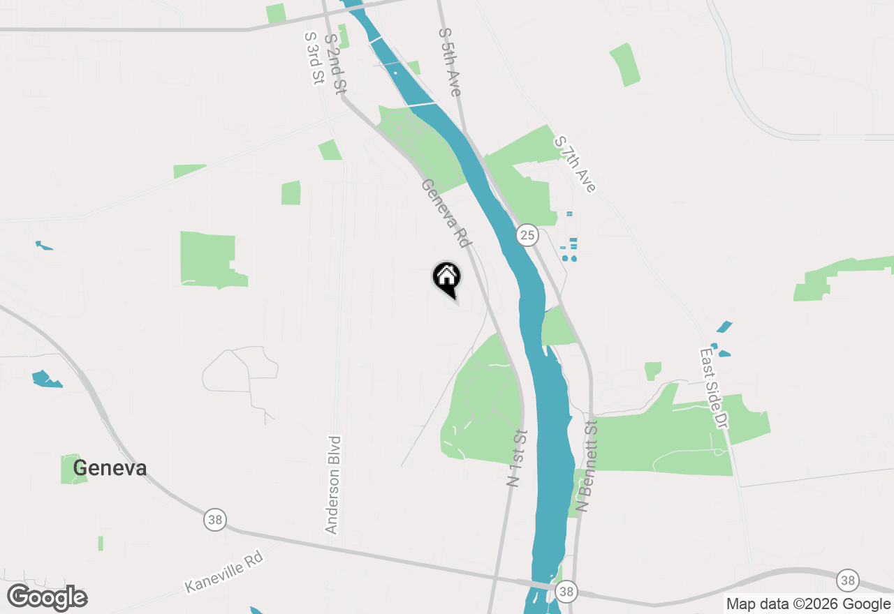 Map of 46 White Oak Circle #46, St. Charles, IL 60174