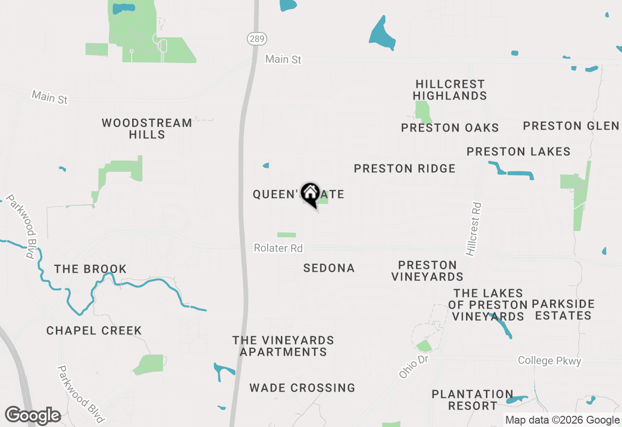 Map of 7676 Saint Stephens Square, Frisco, TX 75035