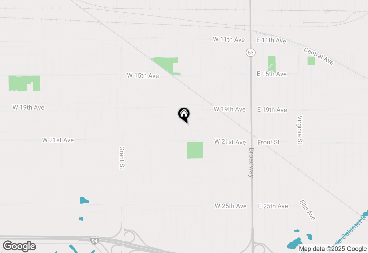 Map of 2006 Harrison Street, Gary, IN 46407