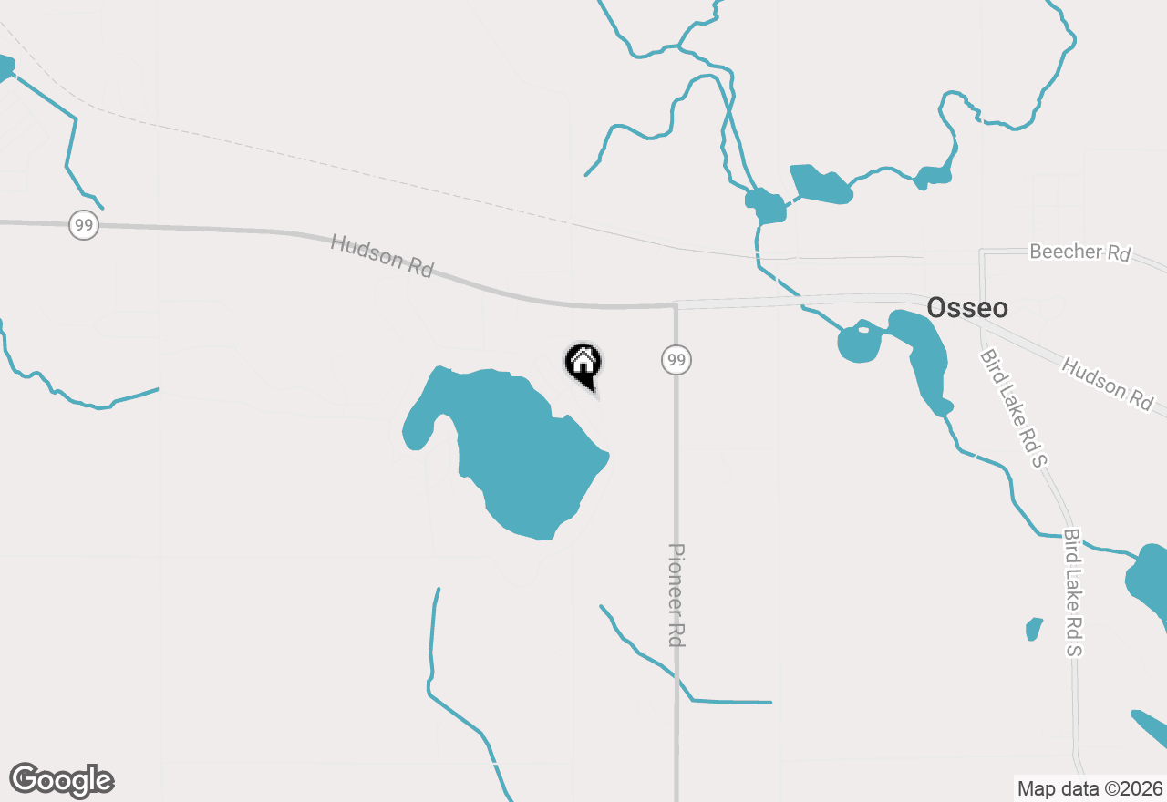 Map of 4035 Oak Park Drive, Osseo, MI 49266