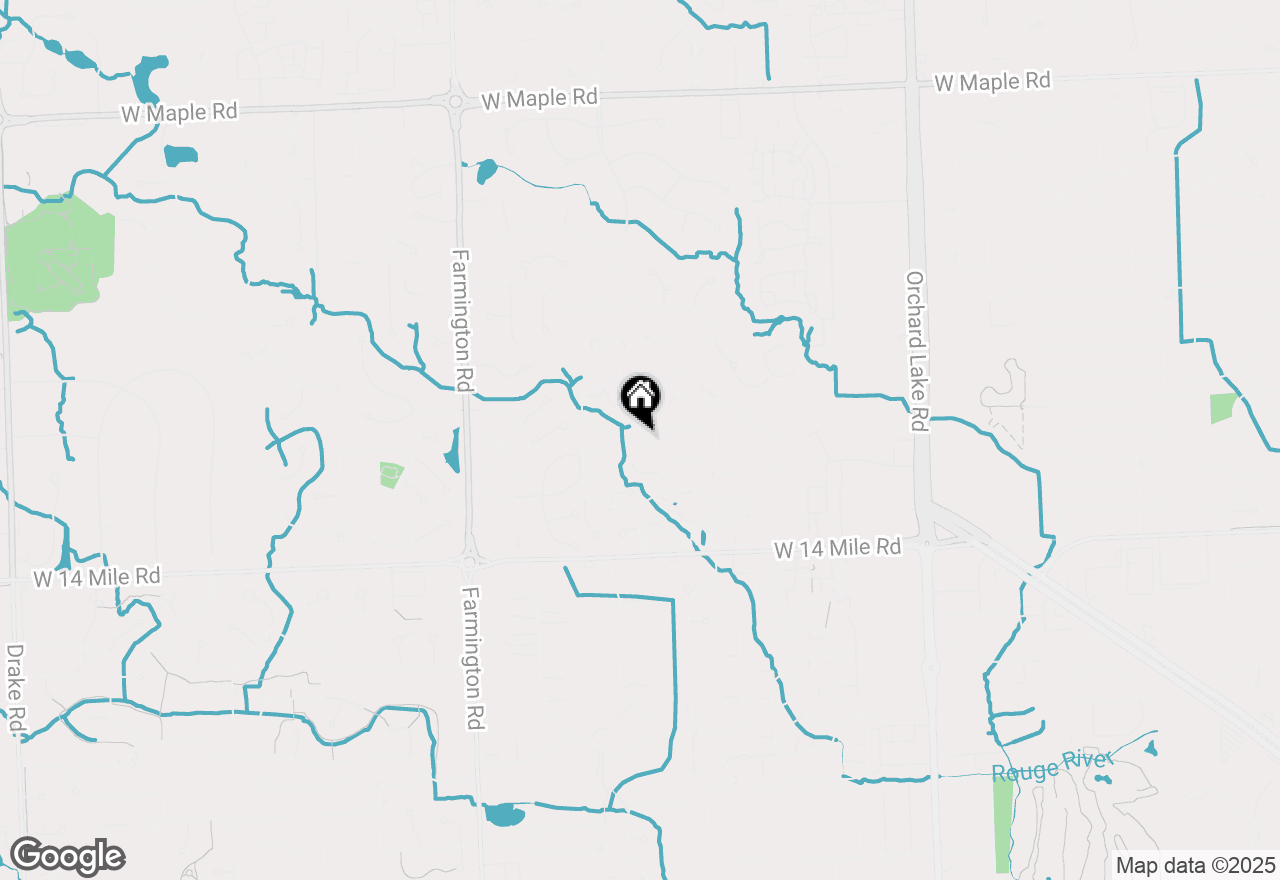 Map of 7114 Pebble Park Drive, West Bloomfield, MI 48322