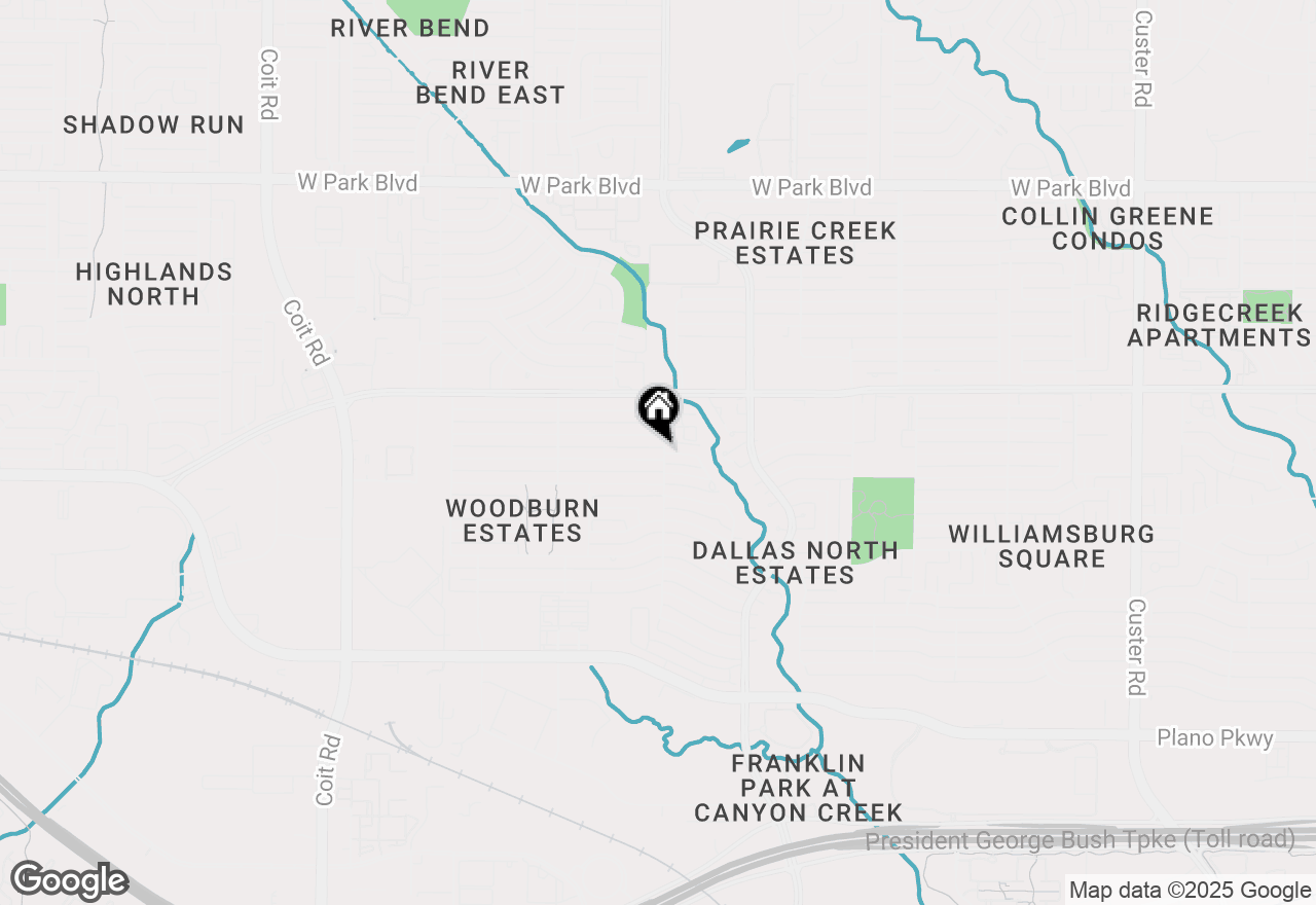 Map of 3101 Brookshire Drive, Plano, TX 75075