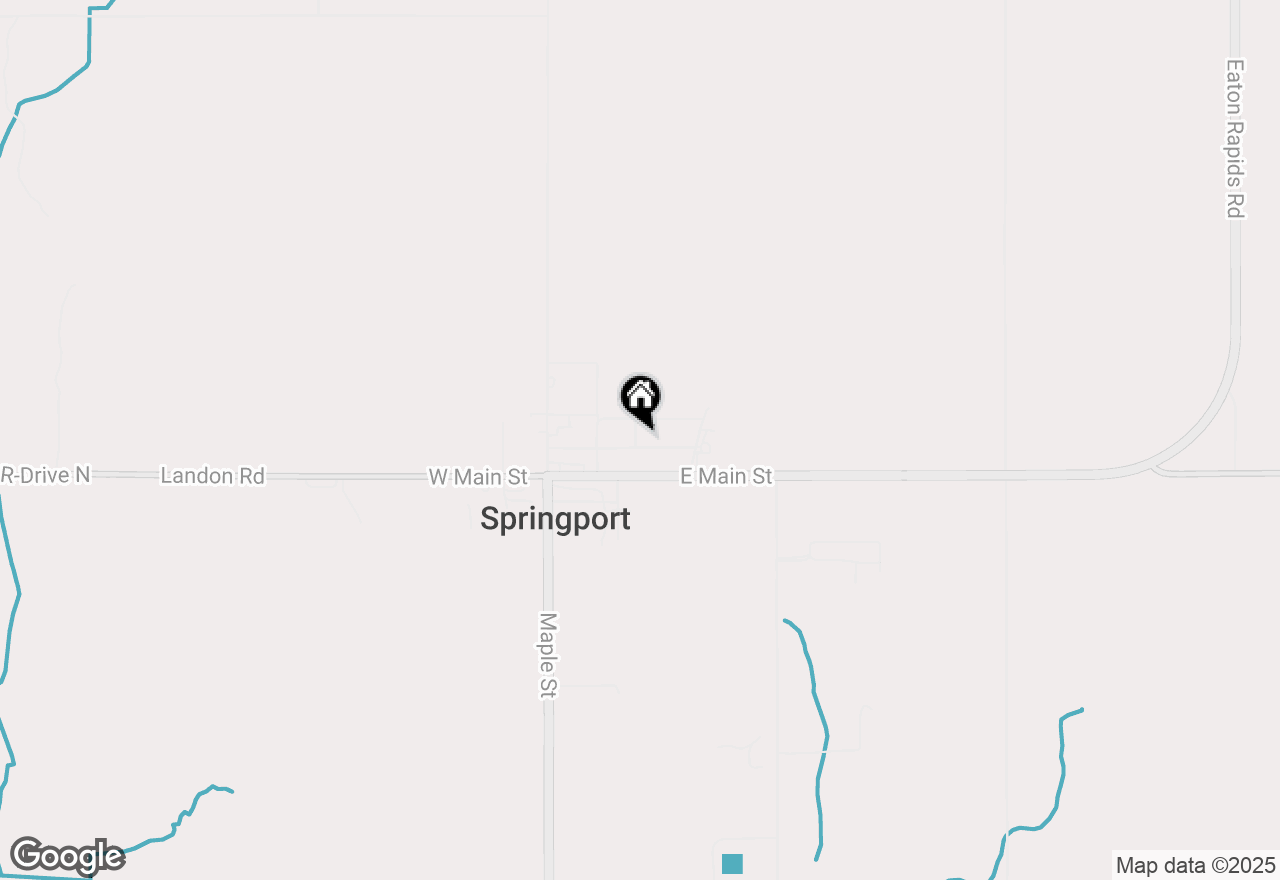 Map of 309 Grand Street, Springport, MI 49284