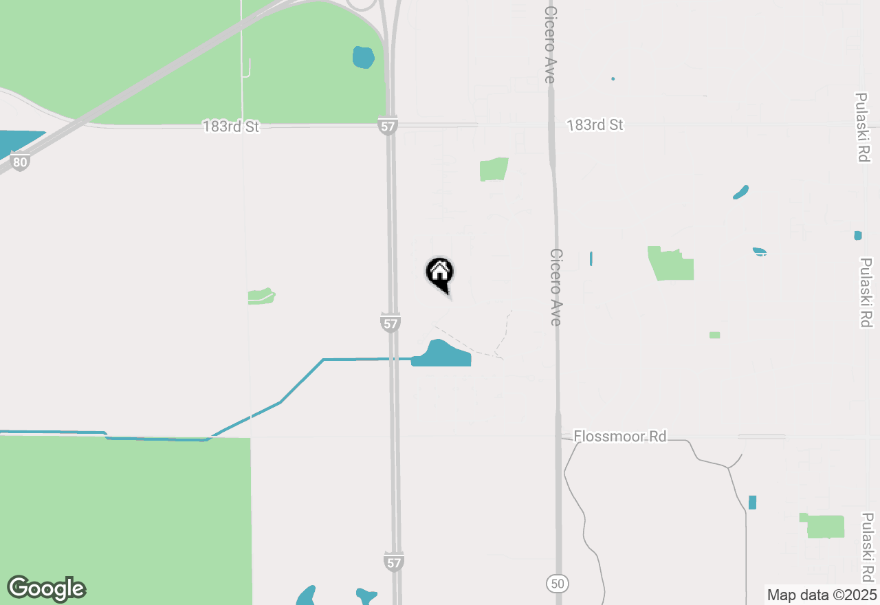 Map of 5060 W 187th Street, Country Club Hills, IL 60478