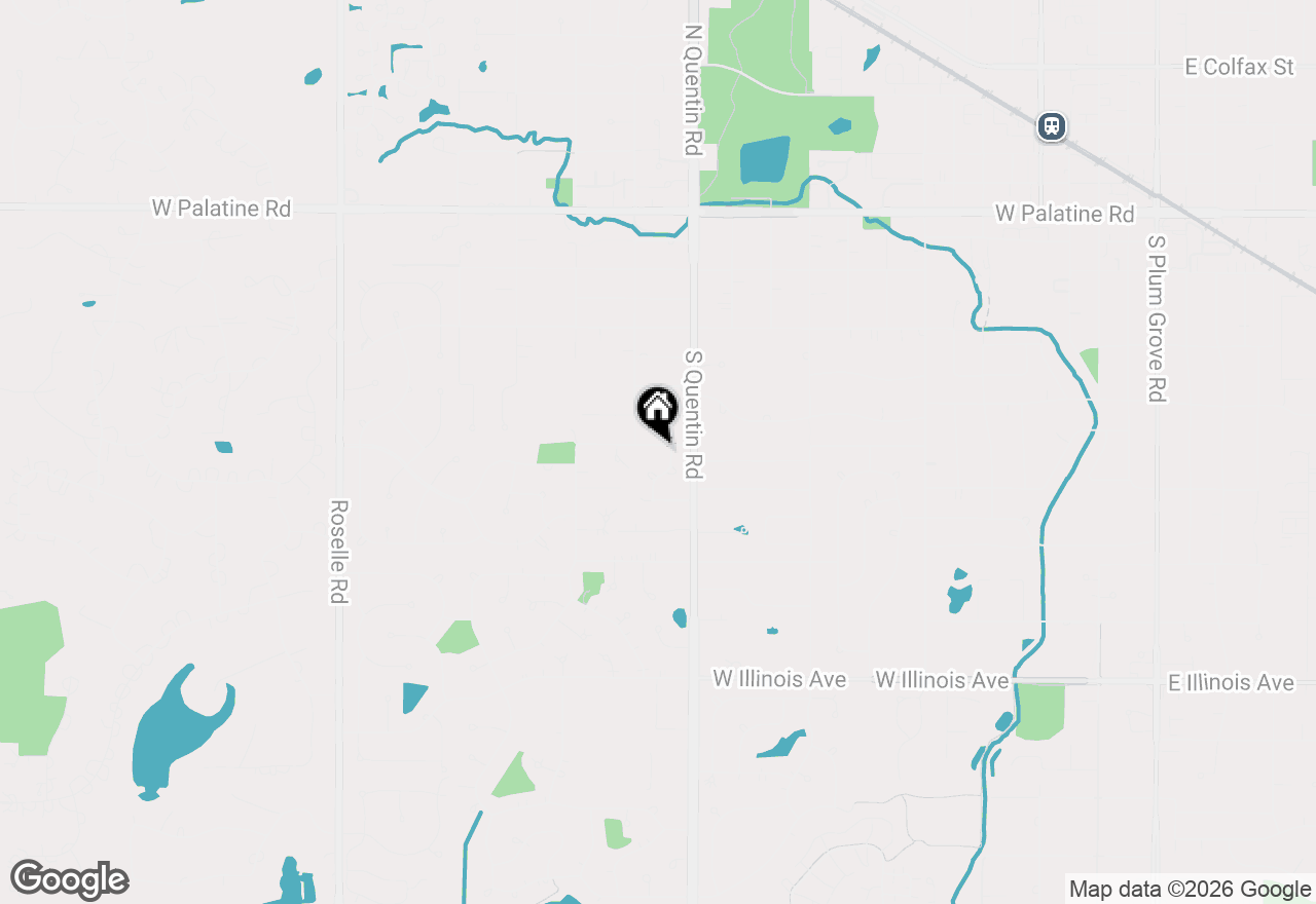 Map of 861 W Dorset Avenue, Palatine, IL 60067