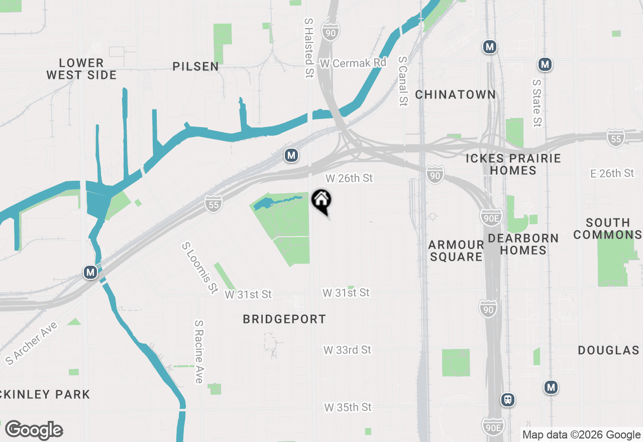 Map of 2828 S Emerald Avenue, Chicago, IL 60616