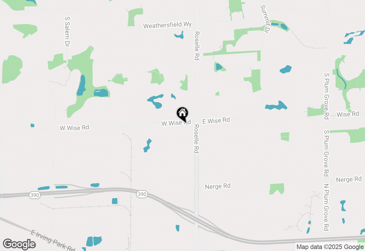Map of 33 W Wise Road, Schaumburg, IL 60193