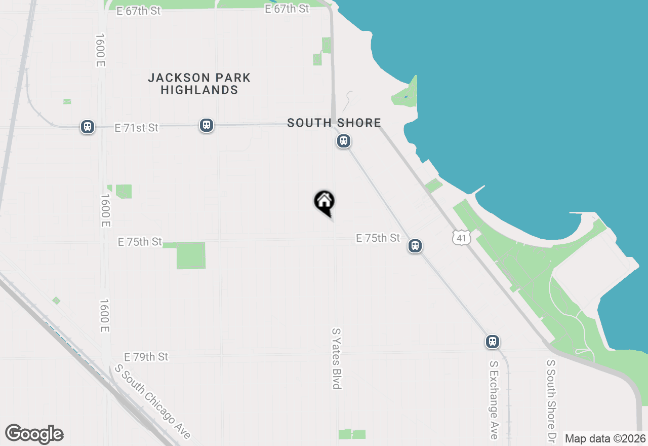 Map of 7427 S Oglesby Avenue, Chicago, IL 60649