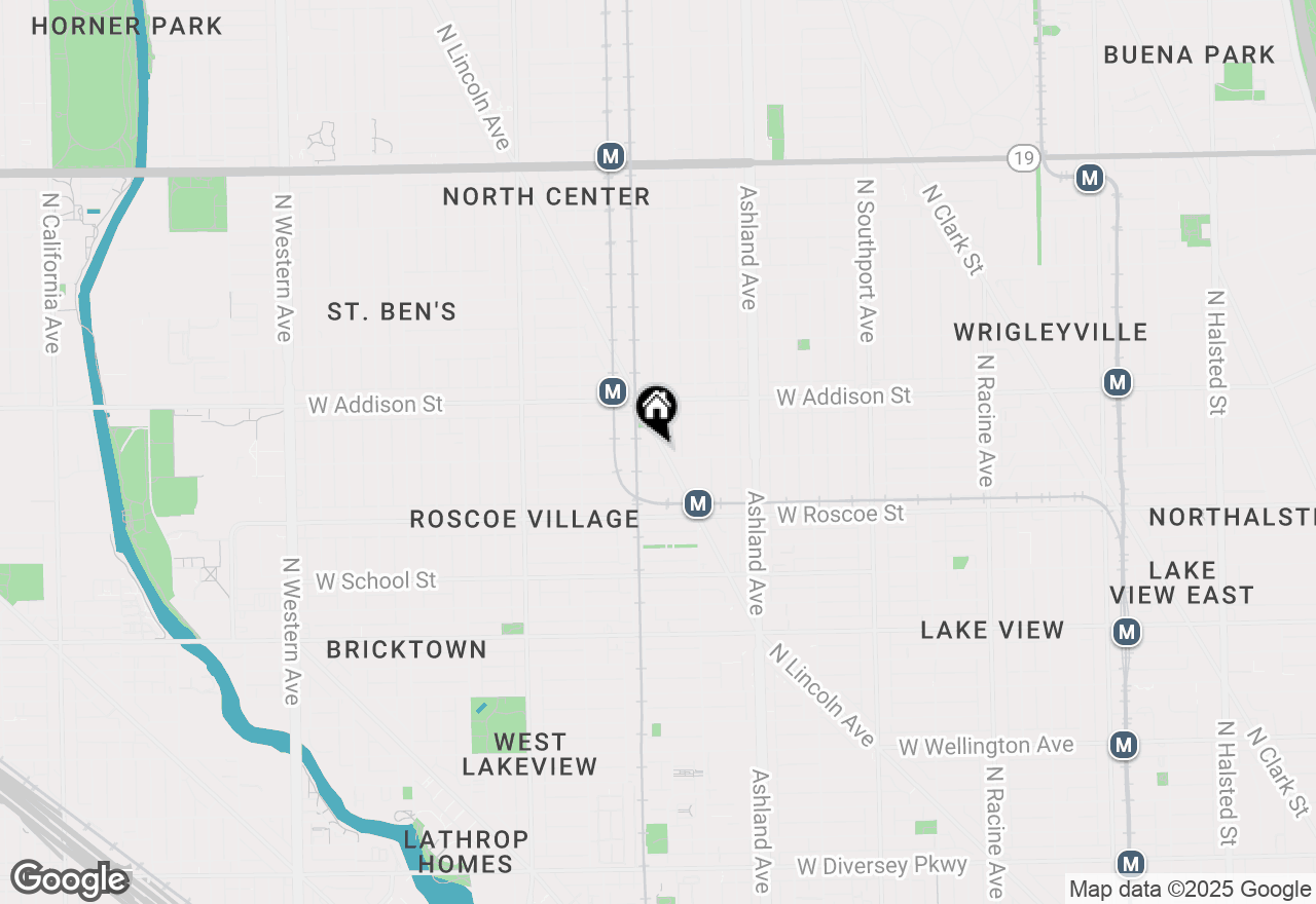 Map of 1740 W Cornelia Avenue #401, Chicago, IL 60657