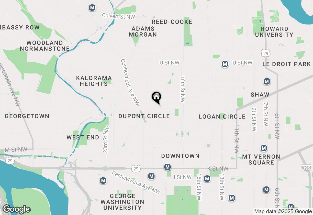 Map of 1545 18th Street Nw #403, Washington, DC 20036