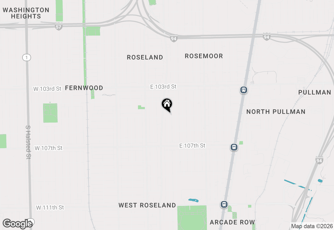 Map of 118 E 105th Street, Chicago, IL 60628