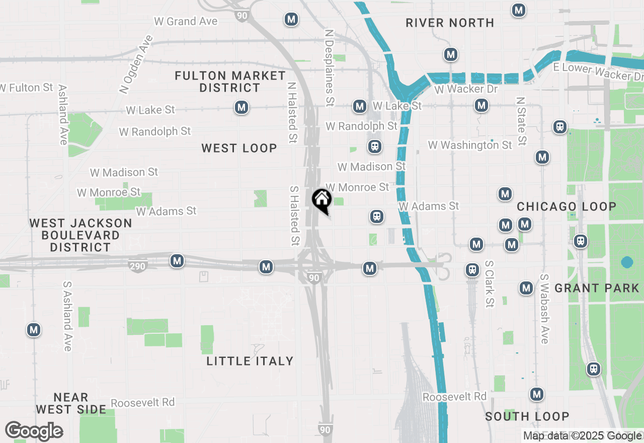 Map of 728 W Jackson Boulevard #326, Chicago, IL 60661