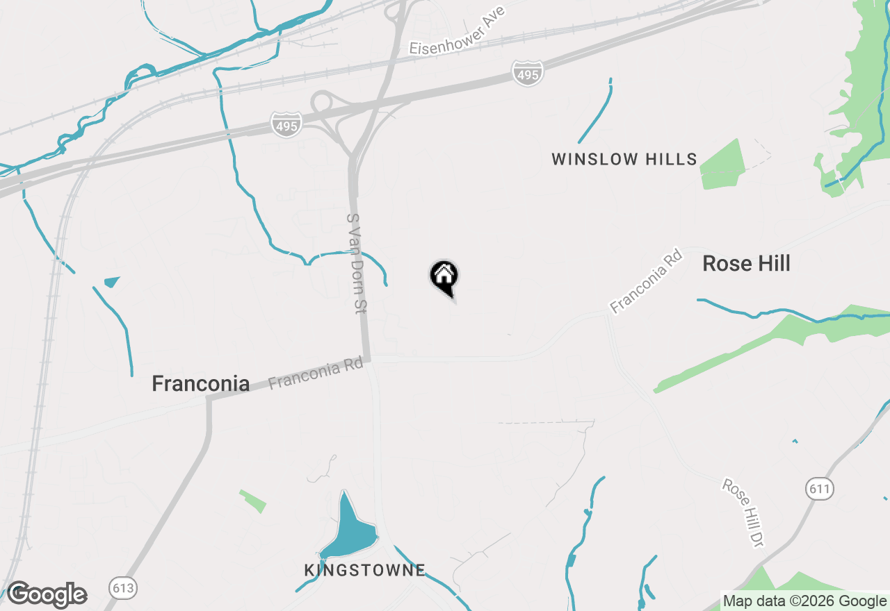 Map of 6004 Brookview Drive, Alexandria, VA 22310