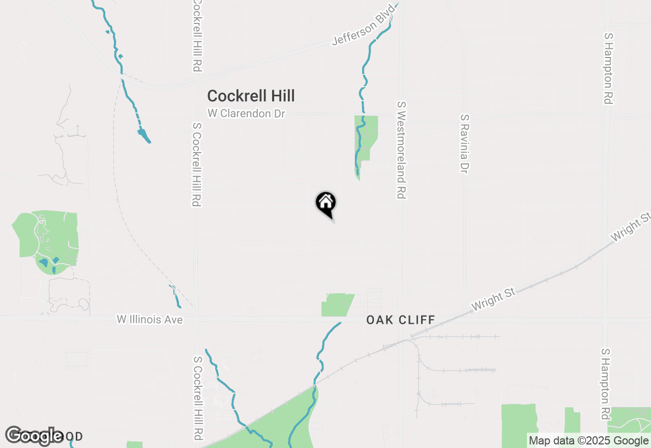 Map of 3630 Dawes Drive, Dallas, TX 75211