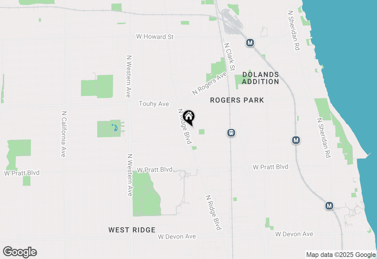 Map of 7019 N Ridge Boulevard #3C, Chicago, IL 60645