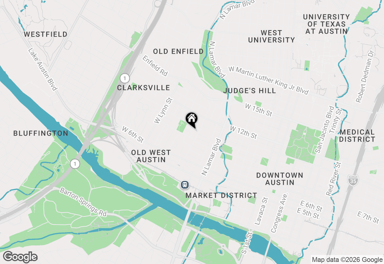 Map of 909 Shelley Ave, Austin, TX 78703