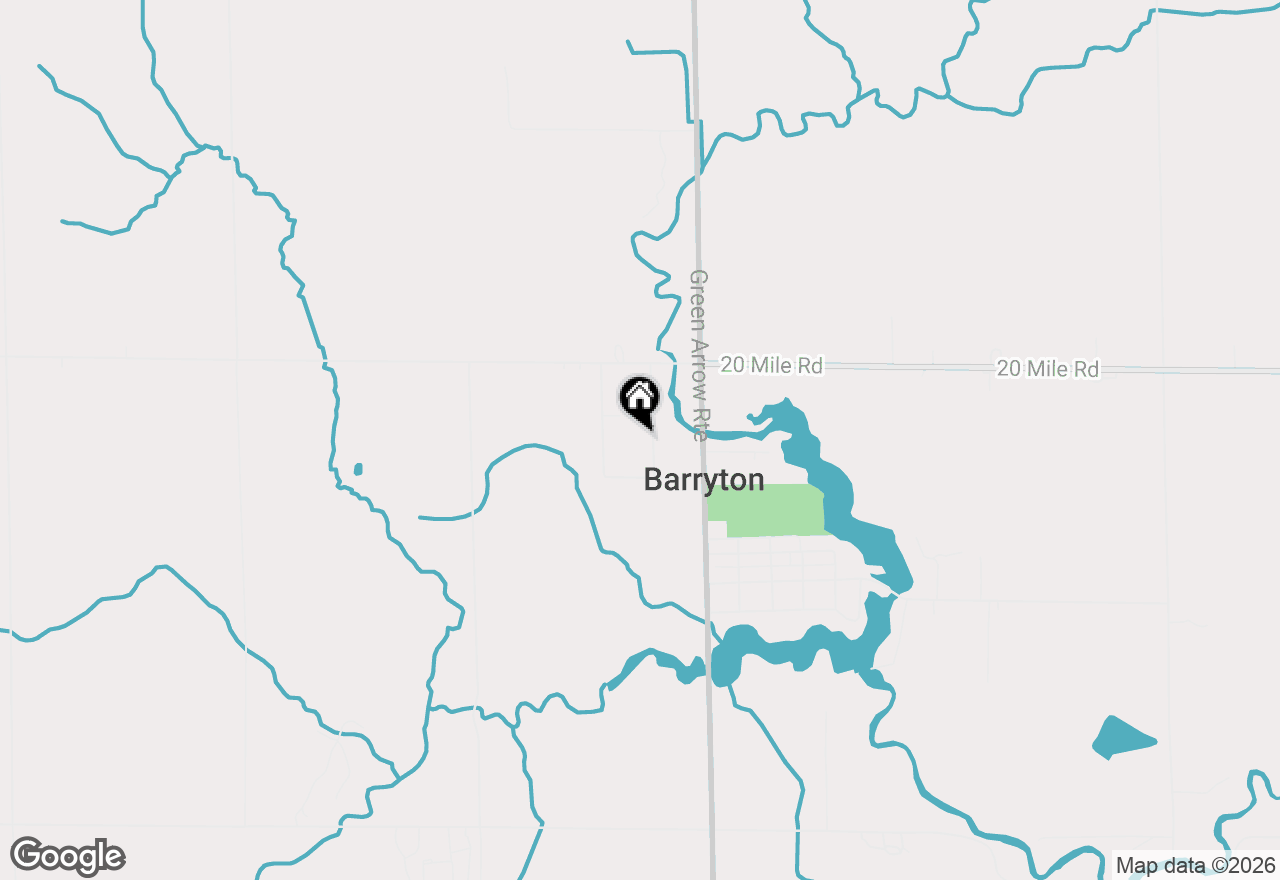 Map of 321 N Norman Street, Barryton, MI 49305