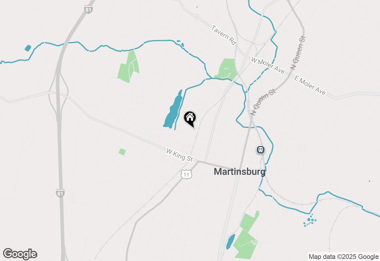 Map of 112 Georgetown Square, Martinsburg, WV 25401