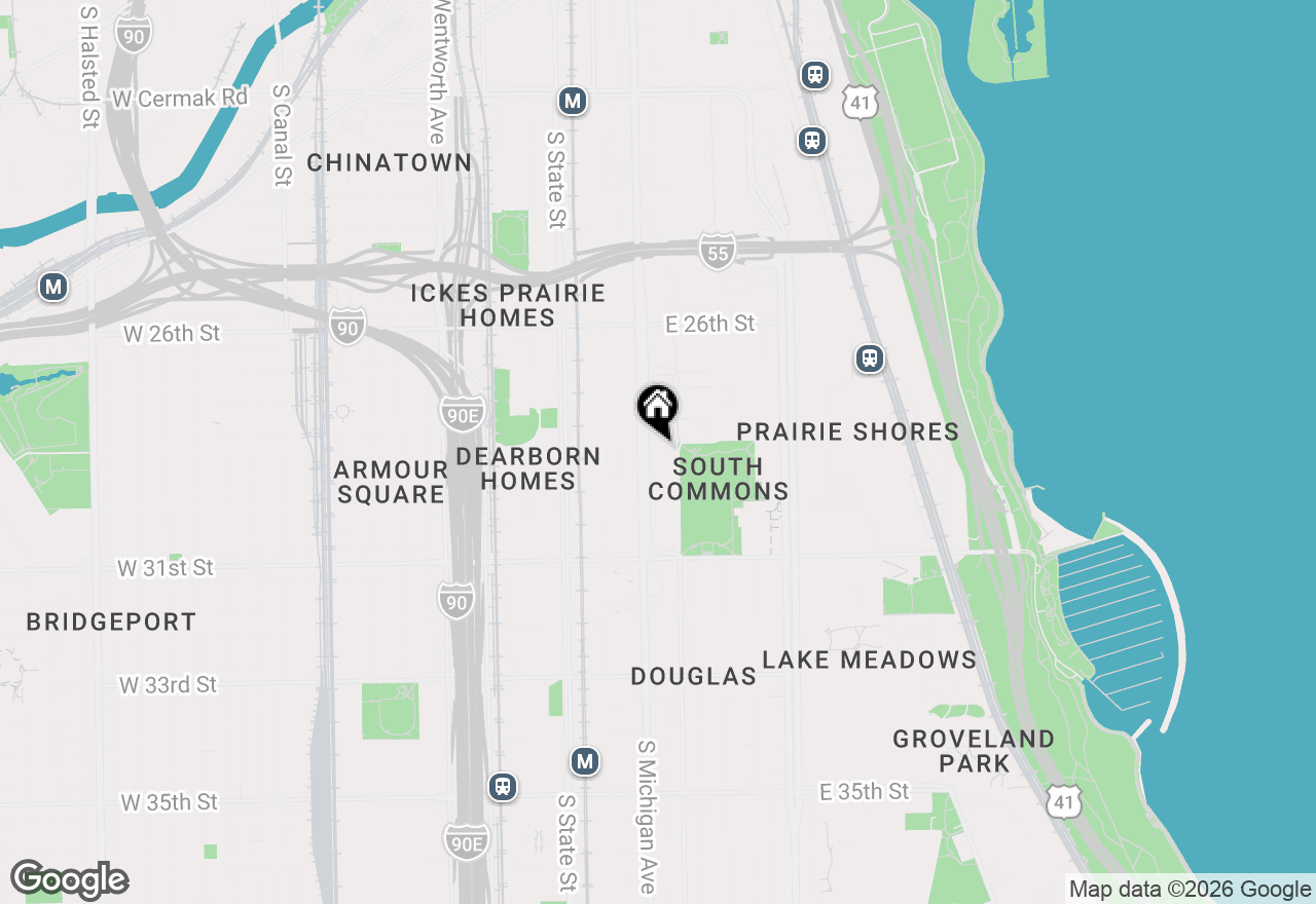 Map of 2901 S Michigan Avenue #405, Chicago, IL 60616