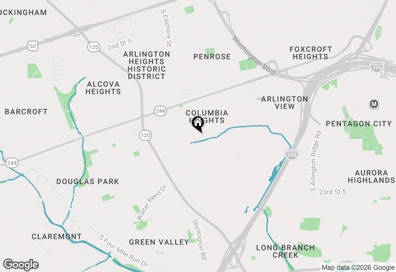 Map of 1401 S Edgewood Street #500, Arlington, VA 22204