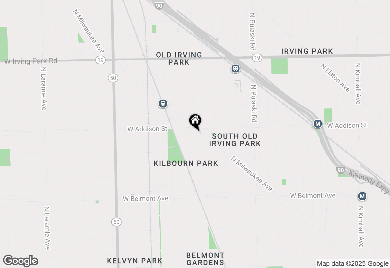 Map of 3541 N Lowell Avenue #1, Chicago, IL 60641