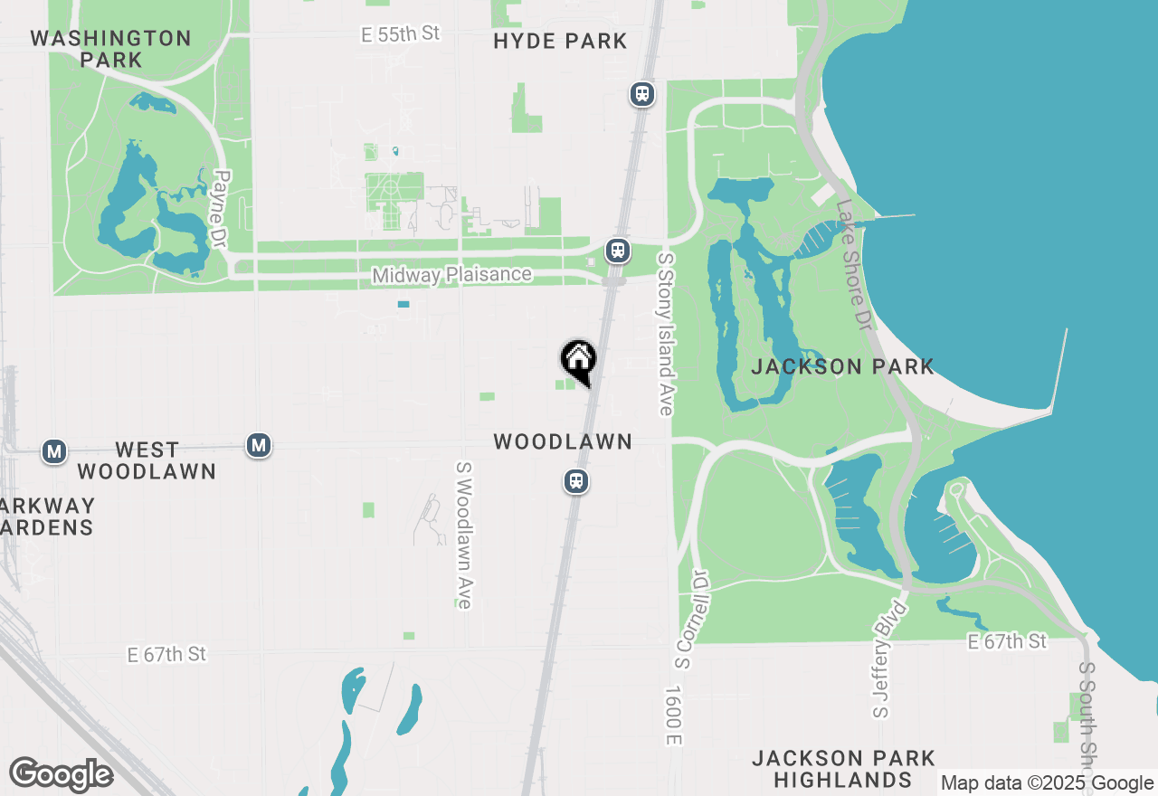 Map of 1415 E 62nd Street #2E, Chicago, IL 60637