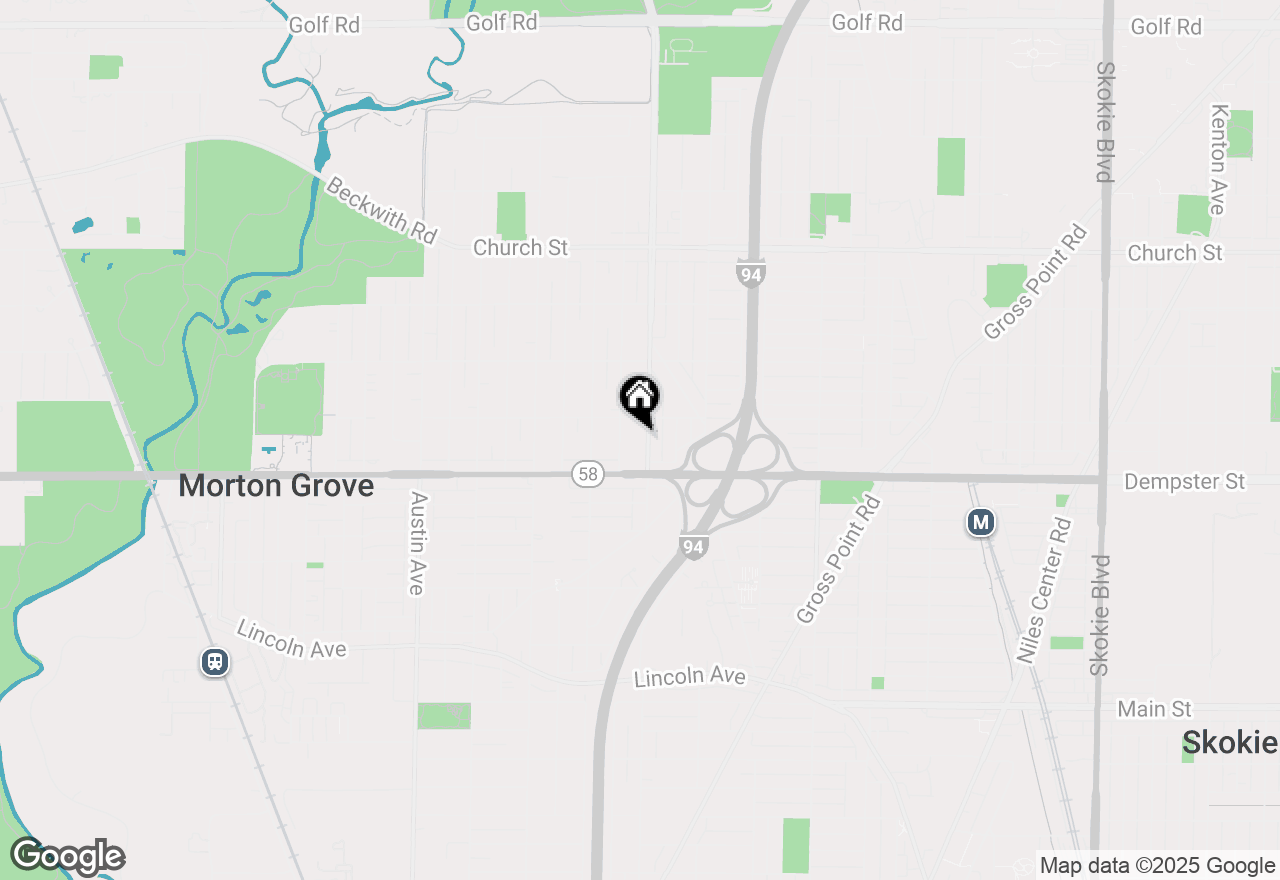 Map of 8828 Central Avenue, Morton Grove, IL 60053