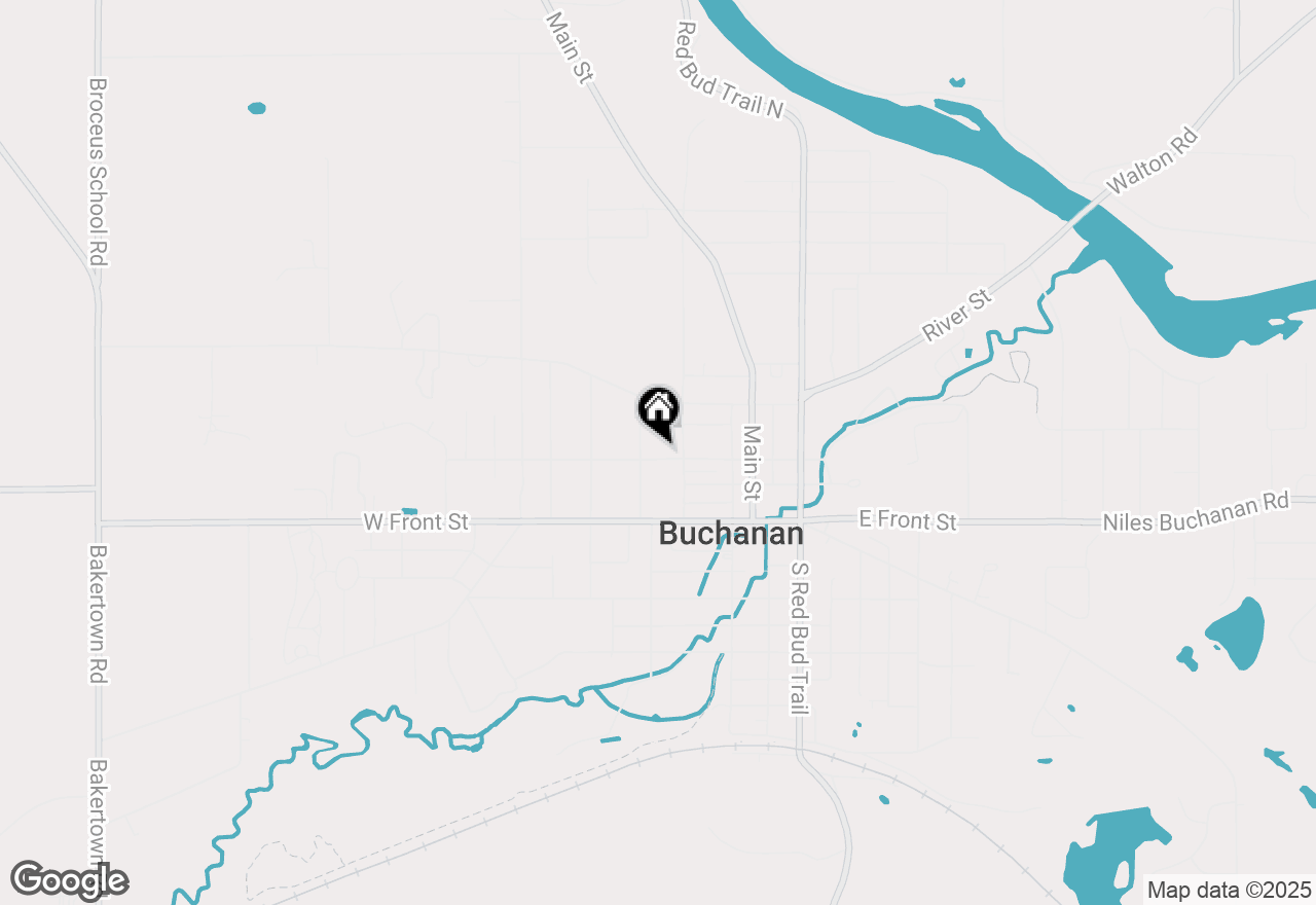 Map of 208 W 3rd Street, Buchanan, MI 49107
