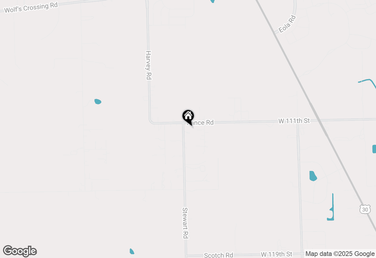 Map of 3076 Stewart Road, Oswego, IL 60543