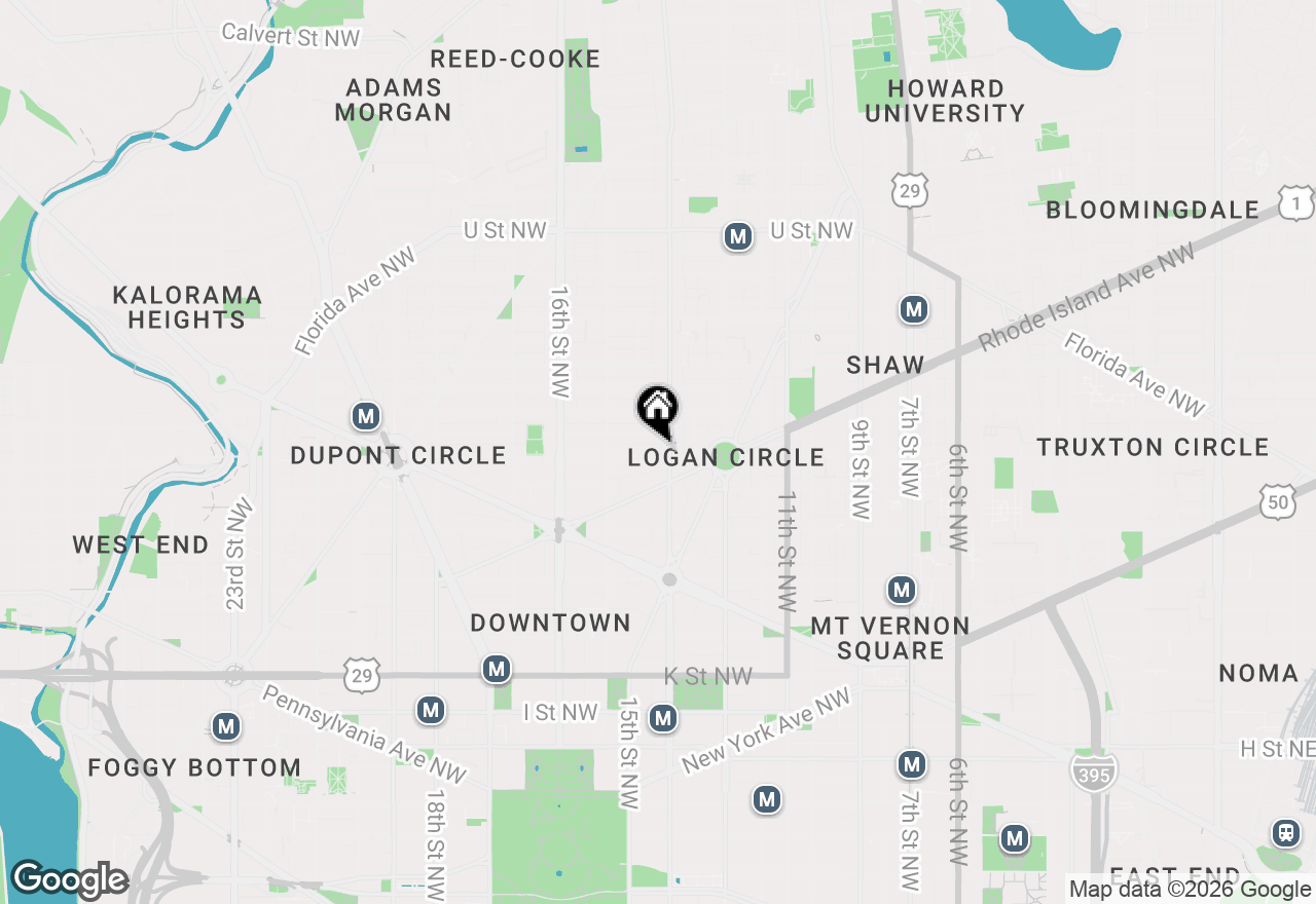 Map of 1413 P Street Nw #306, Washington, DC 20005