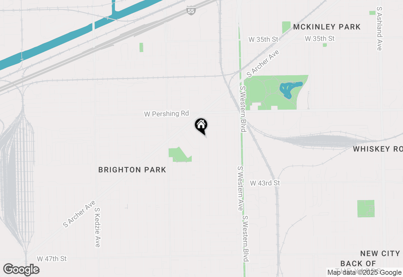 Map of 4024 S Rockwell Street, Chicago, IL 60632