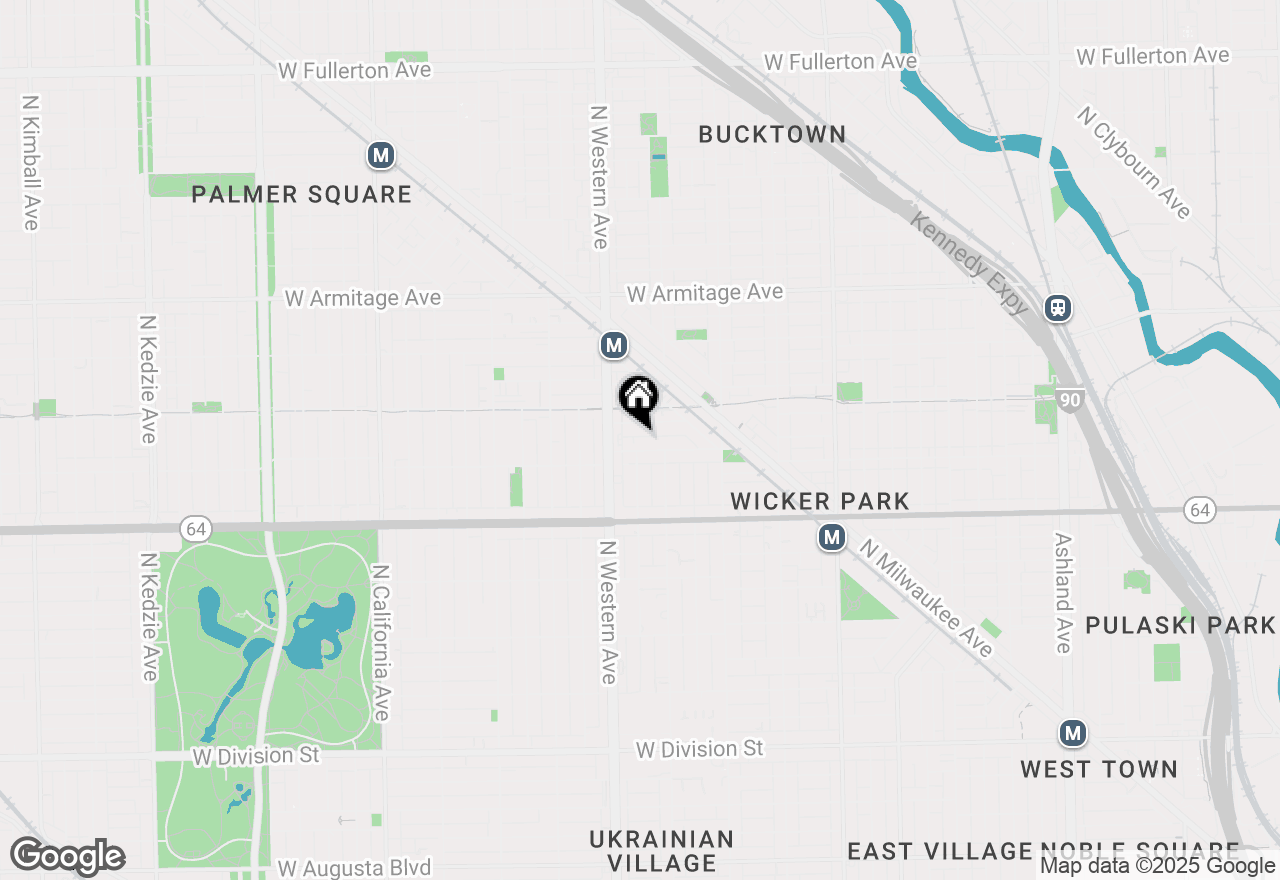 Map of 2324 W Wabansia Avenue #5, Chicago, IL 60647