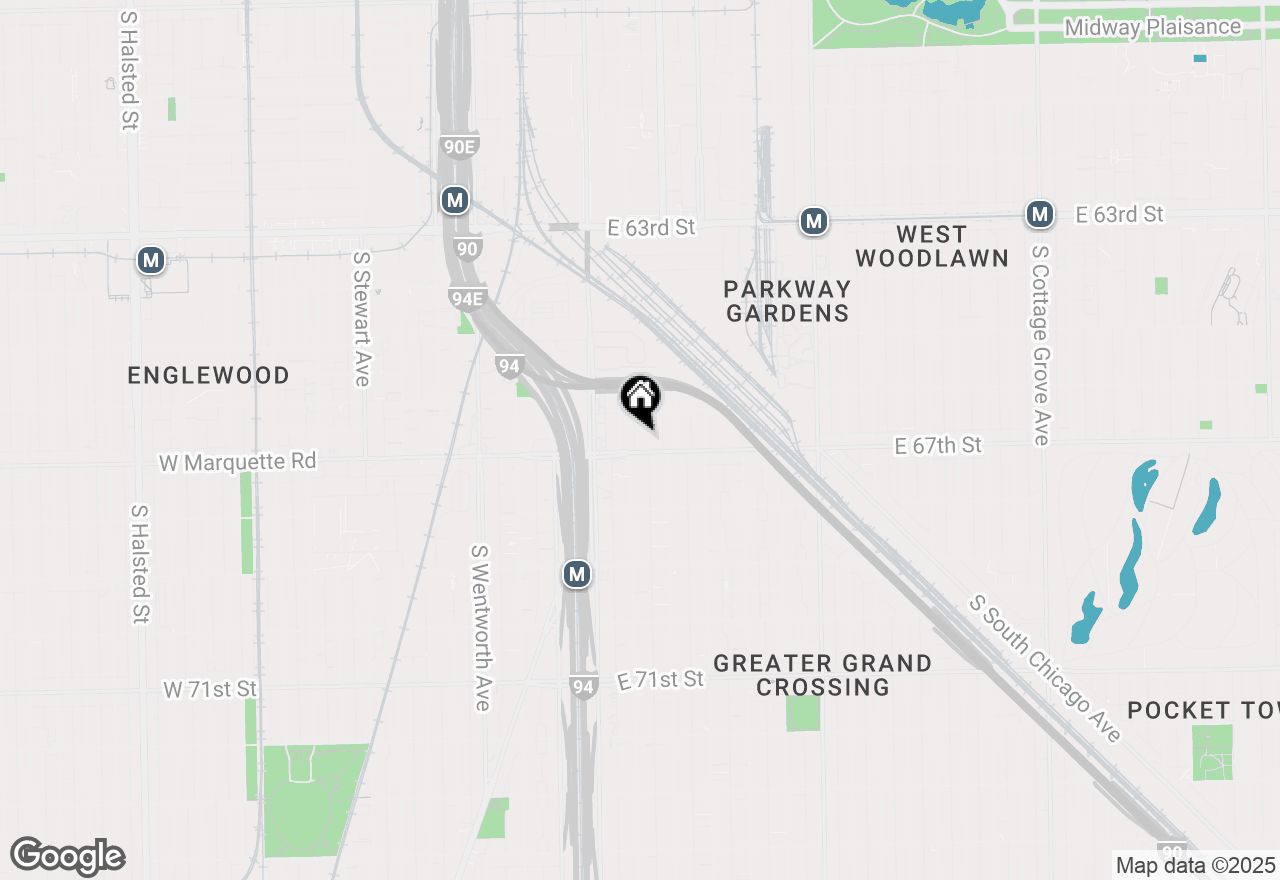 Map of 6660 S Michigan Avenue, Chicago, IL 60637