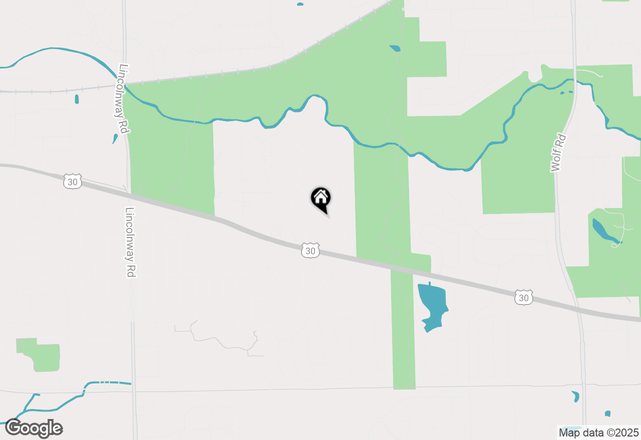 Map of 214 Pottawatomie Lane, New Lenox, IL 60451