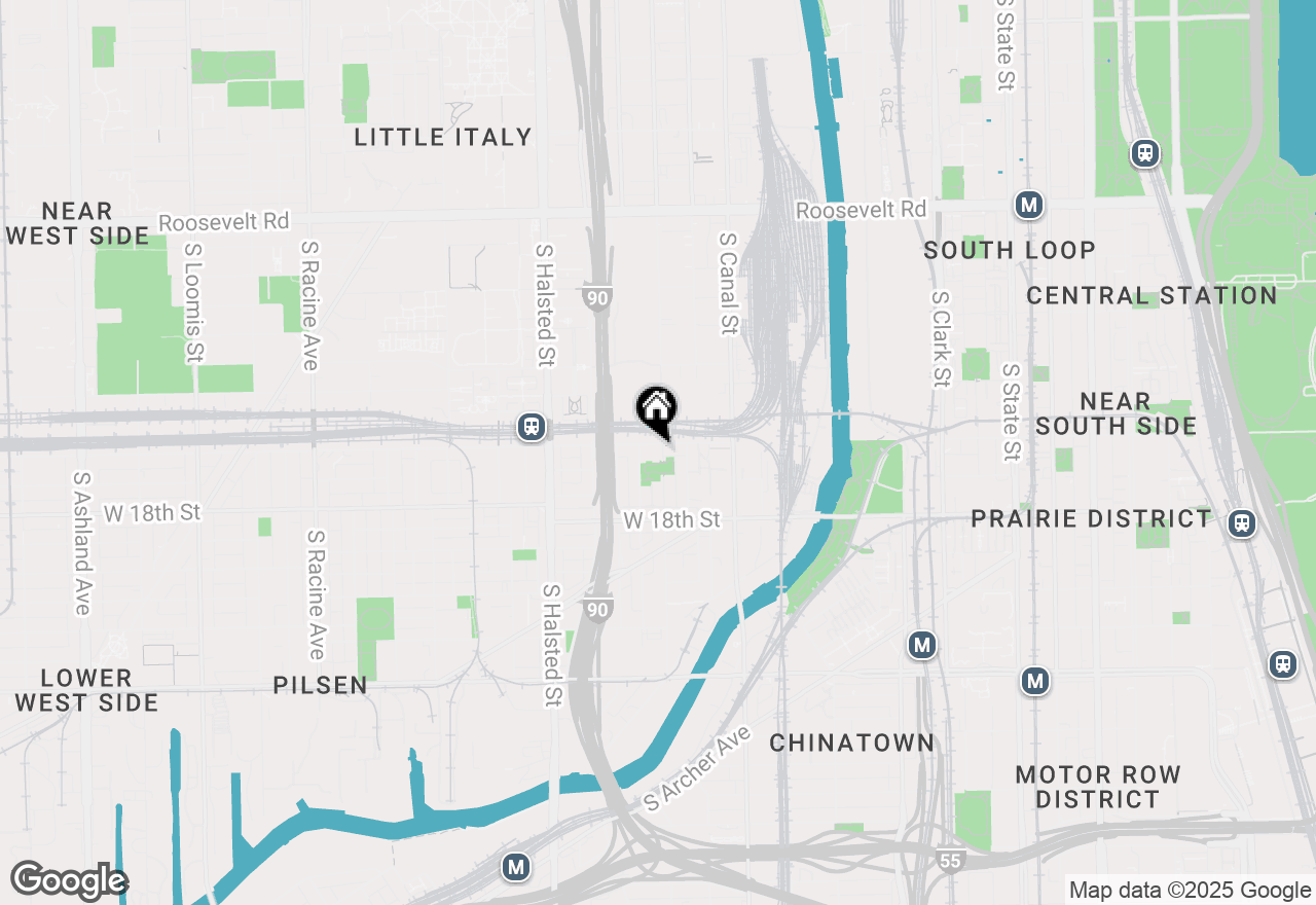 Map of 1600 S Jefferson Street #504, Chicago, IL 60616