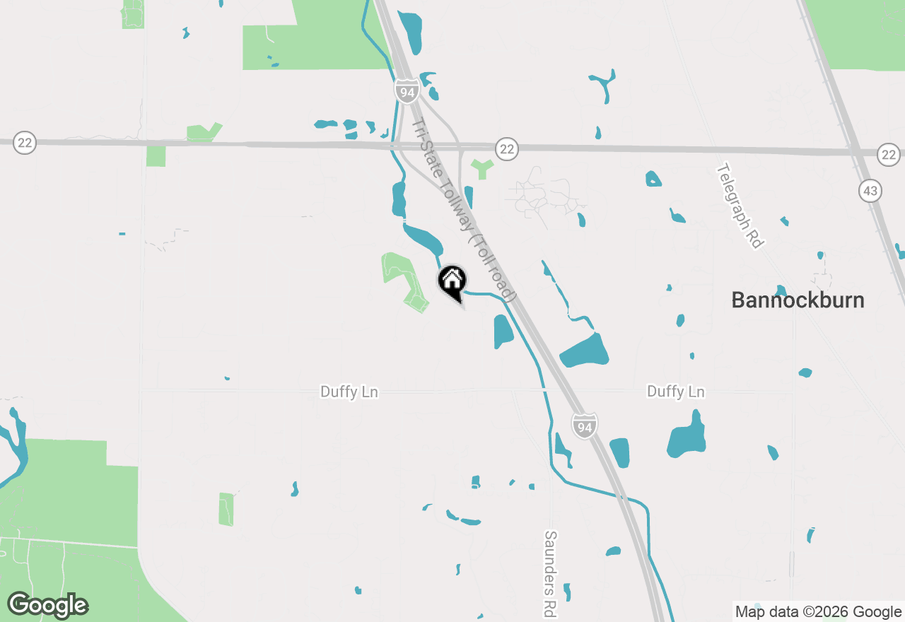Map of 823 Suffield Square, Lincolnshire, IL 60069
