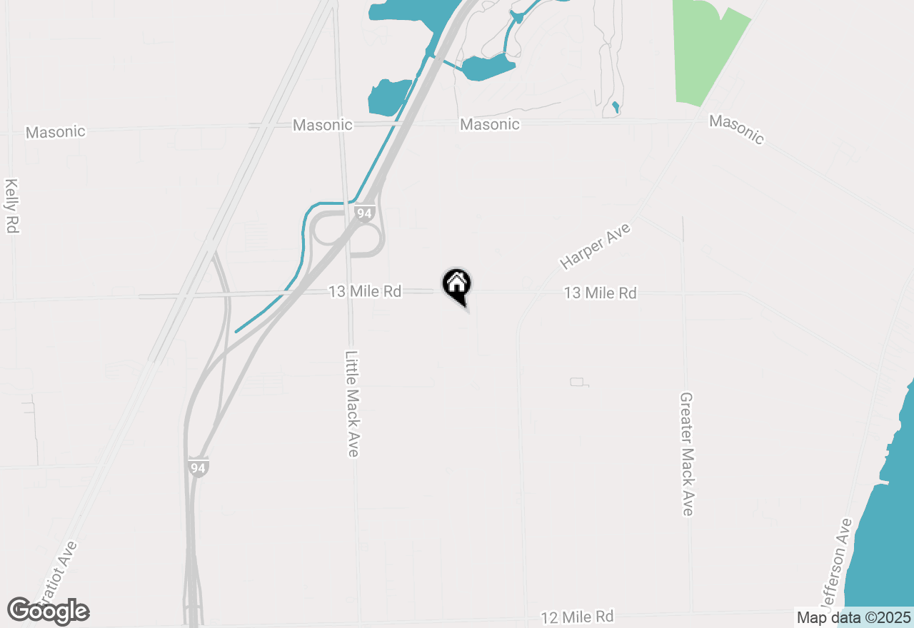 Map of 21208 Dorion Street, St Clair Shores, MI 48082