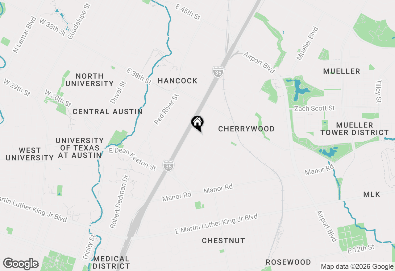 Map of 3309 Robinson Ave, Austin, TX 78722