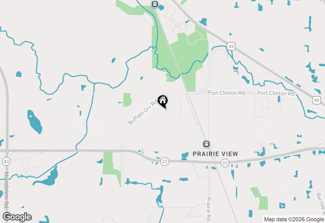 Map of 2888 Whispering Oaks Court, Buffalo Grove, IL 60089